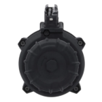 CARREGADOR 50 TIROS, DRUM, CALIBRE 7.62×39mm, AK-47, POLIMERO, PRETRO, PROMAG, DRM-A9, USA