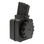 CARREGADOR 50 TIROS, DRUM, CALIBRE .308/7.62x51mm, AR-10, POLIMERO, PRETO, PROMAG, DRM-A1, USA