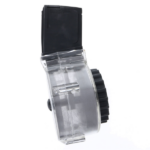 CARREGADOR 50 TIROS, DRUM, CALIBRE .223 (5.56×45mm), AR-15, POLIMERO/METAL, TRANSPARENTE, KCI, KCI-MZ036, KOREA - Imagem 4