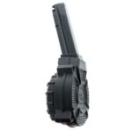 CARREGADOR 40 TIROS, DRUM, CALIBRE .45 ACP, GLOCK, G21/30, POLIMERO, PRETO, PROMAG, DRM-A37, USA - Imagem 4