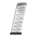 CARREGADOR 15 TIROS, CALIBRE 9mm, GLOCK, G19/26 e 49, POLIMERO, TRANSPARENTE, ETS, GLK-19, USA