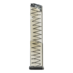 CARREGADOR 19 TIROS, CALIBRE 9mm, GLOCK, G43x/48, POLIMERO, TRANSPARENTE, ETS, GLK-43X-19, USA - Imagem 2