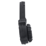 CARREGADOR 50 TIROS, DRUM, CALIBRE 9mm, GLOCK, G17/19 POLIMERO, PRETO, PROMAG, DRM-A11, USA - Imagem 3