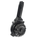 CARREGADOR 50 TIROS, DRUM, CALIBRE 9mm, SIG SAUER, P320, POLIMERO/METAL, PRETO, PROMAG, DRM-A55, USA - Imagem 2