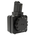 CARREGADOR 50 TIROS, DRUM, CALIBRE .308/7.62x51mm, SPRINGFIELD, M1A/M14, POLIMERO, PRETO, PROMAG, DRM-A2, USA