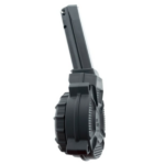 CARREGADOR 50 TIROS, DRUM, CALIBRE 9mm, CANIK, TP9, POLIMERO/METAL, PRETO, PROMAG, DRM-A42, USA - Imagem 3