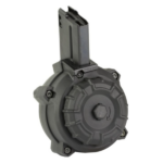 CARREGADOR 50 TIROS, DRUM, CALIBRE 7.62x39mm, AR-15, POLIMERO/METAL, PRETO, PROMAG, DRM-A111, USA