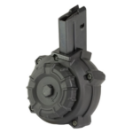 CARREGADOR 50 TIROS, DRUM, CALIBRE 7.62x39mm, AR-15, POLIMERO/METAL, PRETO, PROMAG, DRM-A111, USA - Imagem 2