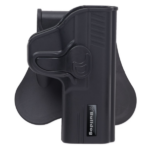 COLDRE BULLDOG, GLOCK, G19/23, LIBERAÇÃO RÁPIDA, POLÍMERO, PRETO, BULLDOG, RR-G19, USA