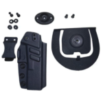 COLDRE HOUSTON KYDEX PREMIUM IN&OUT (PADDLE E CLIP), GLOCK, G23 GEN5, LADO DIREITO, PRETO, KIO-G23G5-RH, ARGENTINA - Imagem 2