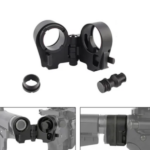 ADAPTADOR CORONHA DOBRAVÉL, AR-15 / AR-10, AR-9, ALUMINIO, PRETO, OEM, FS-15-CH - Imagem 3