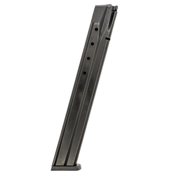 BERETTA_9MM_32 RDS_PX4_METAL_PRETO_BER-A15_PROMAG CARREGADOR 32 TIROS, CALIBRE 9MM, BERETTA, PX4, METAL, OXIDADO, PROMAG, BER-A15, USA - Imagem 1