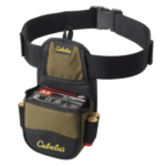 BOLSA DE CINTURA PARA CAIXA DE CARTUCHOS CABELA'S, PRETO/VERDE OLIVA, CF-21112, USA