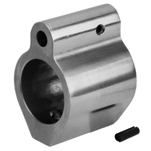 GAS BLOCK AR-15 .750_AÇO INOX_TECFIRE_MAR001-SS750 GAS BLOCK, AR-15, PERFIL BAIXO .750, AÇO INOX, TECFIRE, MAR001-SS750, USA - Imagem 1