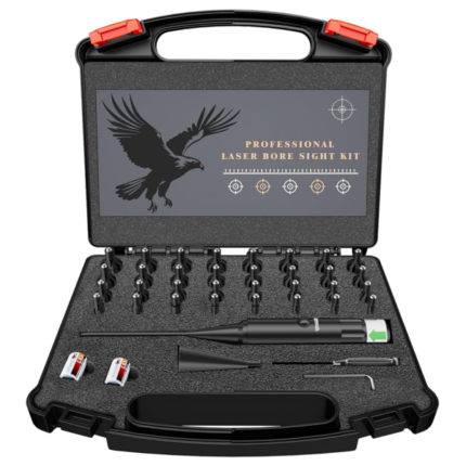 KIT COMPLETO DE COLIMAÇÃO A LASER VERDE, CALIBRES DE .17 ATÉ 12GA, RIFLES, PISTOLAS E ESPINGARDAS, MOLOXO, BSLG-ML32, USA