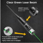 KIT COMPLETO DE COLIMAÇÃO A LASER VERDE, CALIBRES DE .17 ATÉ 12GA, RIFLES, PISTOLAS E ESPINGARDAS, MOLOXO, BSLG-ML32, USA - Imagem 5