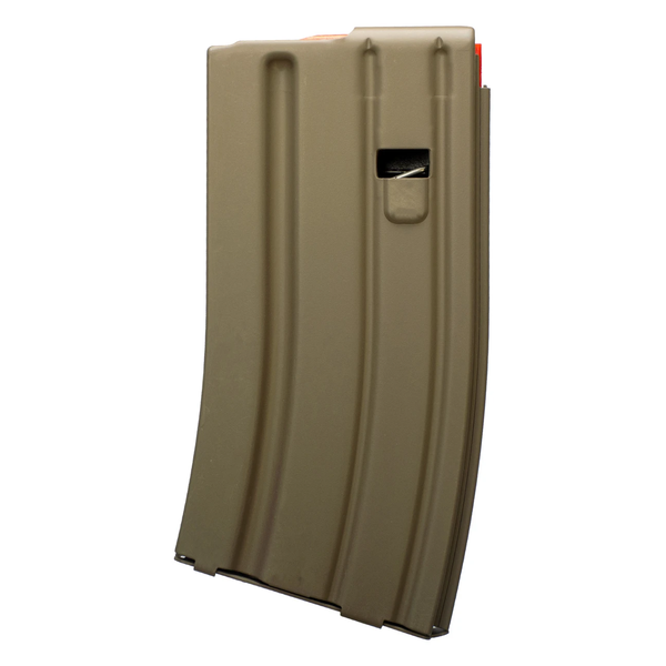 AR-15_5.56_21-RDS_METAL_FDE_810091157282_GLOBAL-ORDNANCE_1 CARREGADOR 20 TIROS, CALIBRE .300BLK / .223 (5.56×45MM), AR-15, METAL, FDE, GO, 810091157282, KOREA - Imagem 1