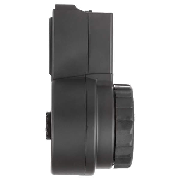 AR-15_5.56_51-RDS_DRUM_METAL_PRETO_X15-M-BLK_X-PRODUCTS_1 CARREGADOR 50 TIROS, DRUM, CALIBRE .223(5.56×45MM), AR-15, METAL, PRETO, X-PRODUCTS, X15-M-BLK, USA - Imagem 1