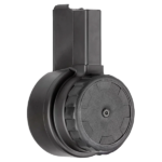 CARREGADOR 50 TIROS, DRUM, CALIBRE .223(5.56×45MM), AR-15, METAL, PRETO, X-PRODUCTS, X15-M-BLK, USA - Imagem 3