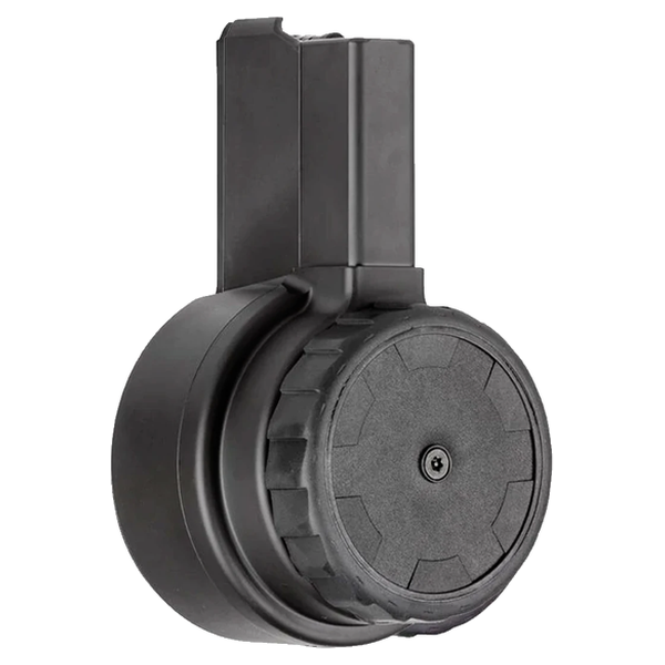 CARREGADOR 50 TIROS, DRUM, CALIBRE .223(5.56×45MM), AR-15, METAL, PRETO, X-PRODUCTS, X15-M-BLK, USA - Imagem 3