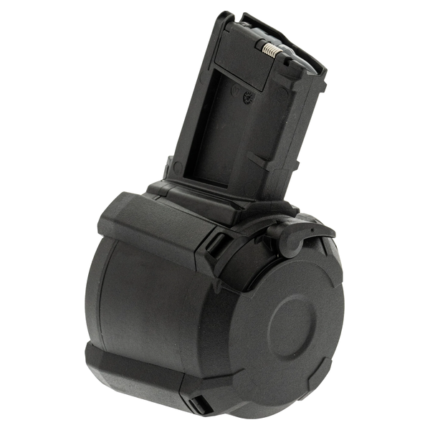 CARREGADOR 60 TIROS, DRUM, CALIBRE .223(5.56×45MM), AR-15, POLIMERO, PRETO, MAGPUL, MAG576-BLK, USA