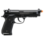 PISTOLA AIRSOFT BERETTA M92 A1 FULL AUTO CO2 FULL BLOWBACK 6MM BLACK - 2274303 - LICENCIADA UMAREX