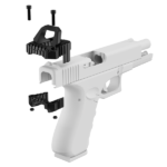 CHARNDING HANDLE PARA PISTOLA GLOCK, G17/G45, POLIMERO, PRETO, OEM, CHP-01 - Imagem 4