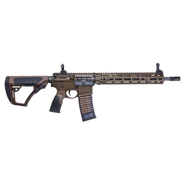 DD_AR-15_AIRSOFT_DDM4A1_FDE_EMG-CYMA_GR-EMG-DD1104-BR_DESTAQUE RIFLE AIRSOFT DANIEL DEFENSE DDM4A1 RIII CGS SEMI/FULL AUTO GBB FDE - EMG / CYMA - GR-EMG-DD1104-BR - LICENCIADA DANIEL DEFENSE - Imagem 1