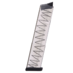 CARREGADOR 12 TIROS, CALIBRE .380, GLOCK, G42, POLIMERO, TRANSPARENTE, ETS, GLK-42-12, USA
