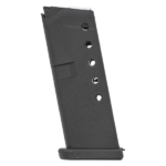CARREGADOR 6 TIROS, CALIBRE .380 ACP, GLOCK, G42, POLIMERO, PRETO, PROMAG, GLK 10, USA