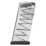 CARREGADOR 10 TIROS, CALIBRE 10 MM, GLOCK, G29, POLIMERO, TRANSPARENTE, ETS, GLK-29, USA