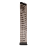 CARREGADOR 30 TIROS, CALIBRE 10 MM, GLOCK, G20/29/40, POLIMERO, TRANSPARENTE, ETS, SMK-GLK-20-30, USA - Imagem 3