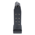CARREGADOR 12 TIROS, CALIBRE 9MM, GLOCK, G26, POLIMERO, PRETO, GLOCK ORIGINAL, MF06781, ÁUSTRIA - Imagem 2