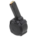 CARREGADOR 50 TIROS, DRUM, CALIBRE 9MM, GLOCK, G17/47 POLIMERO, PRETO, MAGPUL, MAG1033-BLK, USA - Imagem 4