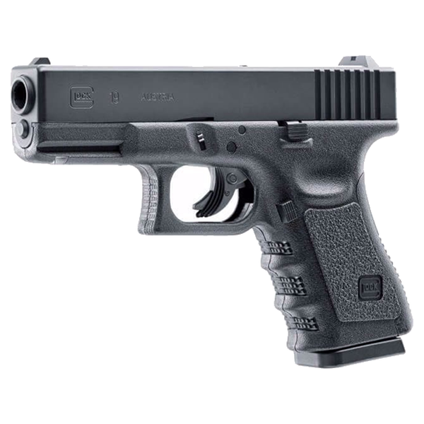 PISTOLA AIRGUN GLOCK G19 GEN3 CO2 NBB 4,5MM BLACK - 2255200 - LICENCIADA UMAREX - Imagem 3