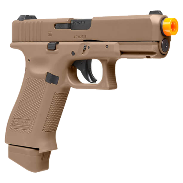 PISTOLA AIRSOFT GLOCK G19X CO2 HALF BLOWBACK 6MM COYOTE - 2276338 - LICENCIADA UMAREX - Imagem 2