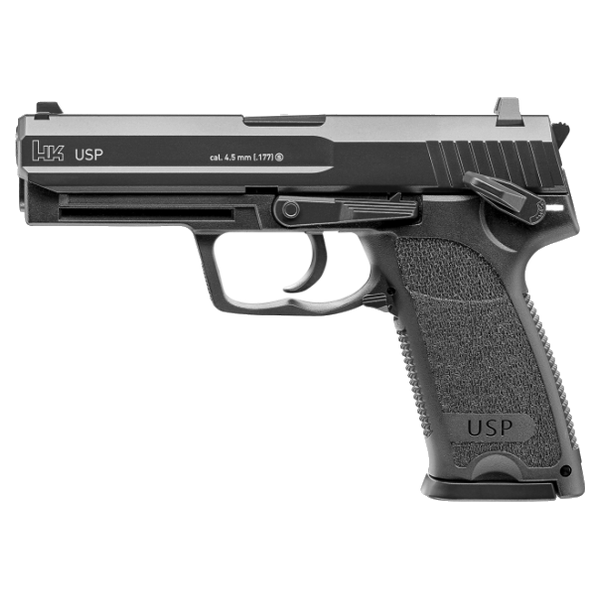 PISTOLA AIRGUN HK HECKLER & KOCH USP CO2 BLOWBACK 4,5MM BLACK - 2252306 - LICENCIADA UMAREX - Imagem 3