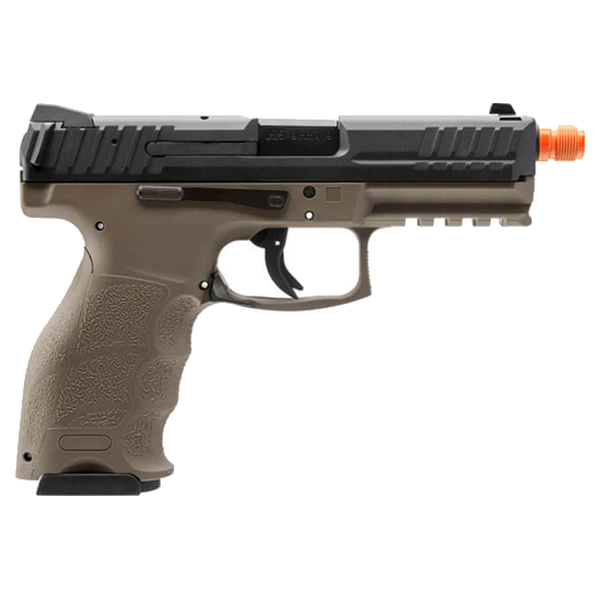 HK_PT_AIRSOFT_VP9_6MM_GBB_FDE_2275025_UMAREX_destaque PISTOLA AIRSOFT HK VP9 GBB 6MM FDE, 2275025 - LICENCIADA UMAREX - Imagem 1