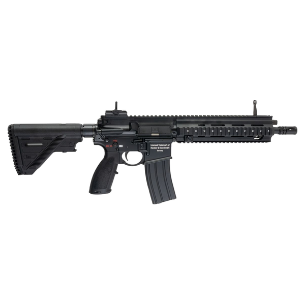 RIFLE AIRSOFT HK416A5 LIGHTINING SERIES GBB BLACK BY CGS - CGS-HK-1502-LS-BK -  LICENCIADA UMAREX - Imagem 1