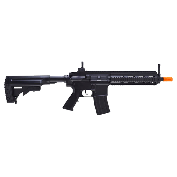 HK_RIFLE_AIRSOFT_HK_HK416_6MM_AEG_BLACK_UMAREX_2279042_destaque RIFLE AIRSOFT HECKLER & KOCH HK416 CQB AEG BLACK - 2279042 - UMAREX - Imagem 1