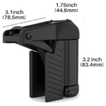 MUNICIADOR UNIVERSAL DE CARREGADOR, POLIMERO, PRETO, CALIBRES .380 A .45ACP, OEM, SLU-1-380-45 - Imagem 4