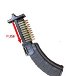 MUNICIADOR UNIVERSAL COMPATIVEL COM TODOS CARREGADORES PARA CALIBRE 5.56x45MM, POLIMERO, PRETO, OEM, SL-556 - Imagem 5