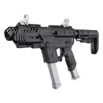 CORONHA ESTABILIZADORA PARA PISTOLA AIRSOFT P-IX RECOVER AR-STOCK BK PRETA - Imagem 3