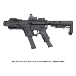 CORONHA ESTABILIZADORA PARA PISTOLA AIRSOFT P-IX RECOVER AR-STOCK BK PRETA - Imagem 4