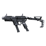 CORONHA ESTABILIZADORA PARA PISTOLA AIRSOFT P-IX RECOVER FOLDING STOCK BK PRETA - Imagem 3
