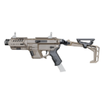 CORONHA ESTABILIZADORA PARA PISTOLA AIRSOFT P-IX RECOVER FOLDING STOCK BK TAN - Imagem 3
