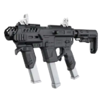 CORONHA ESTABILIZADORA PARA PISTOLA AIRSOFT P-IX RECOVER AR-STOCK CK PRETA - Imagem 3
