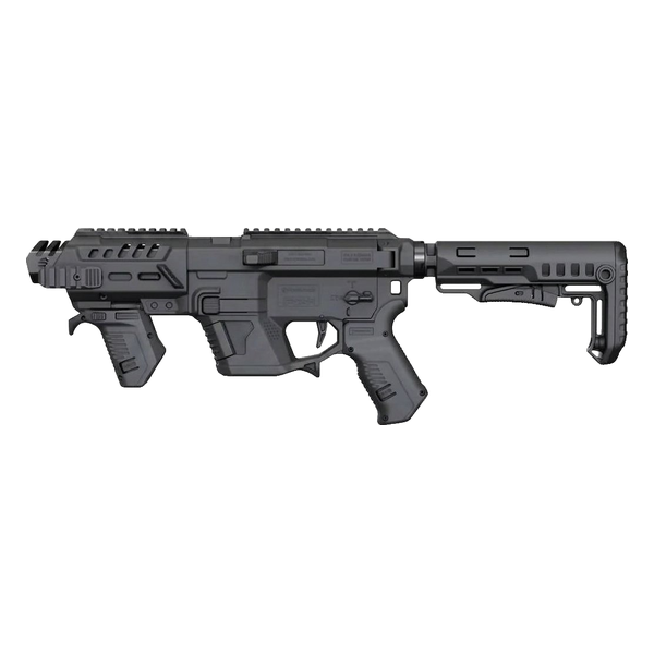 P-IX-RECOVER_COMPLETA_AR-STOCK_PRETA_P-IX-ARS-CK-BLK_5 CORONHA ESTABILIZADORA PARA PISTOLA AIRSOFT P-IX RECOVER AR-STOCK CK PRETA - Imagem 1