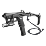 CORONHA TÁTICA PARA PISTOLA AIRSOFT P-IX RECOVER 20/20 STOCK BK PRETA - Imagem 2