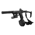 CORONHA TÁTICA PARA PISTOLA AIRSOFT P-IX RECOVER 20/20 STOCK BK PRETA - Imagem 4